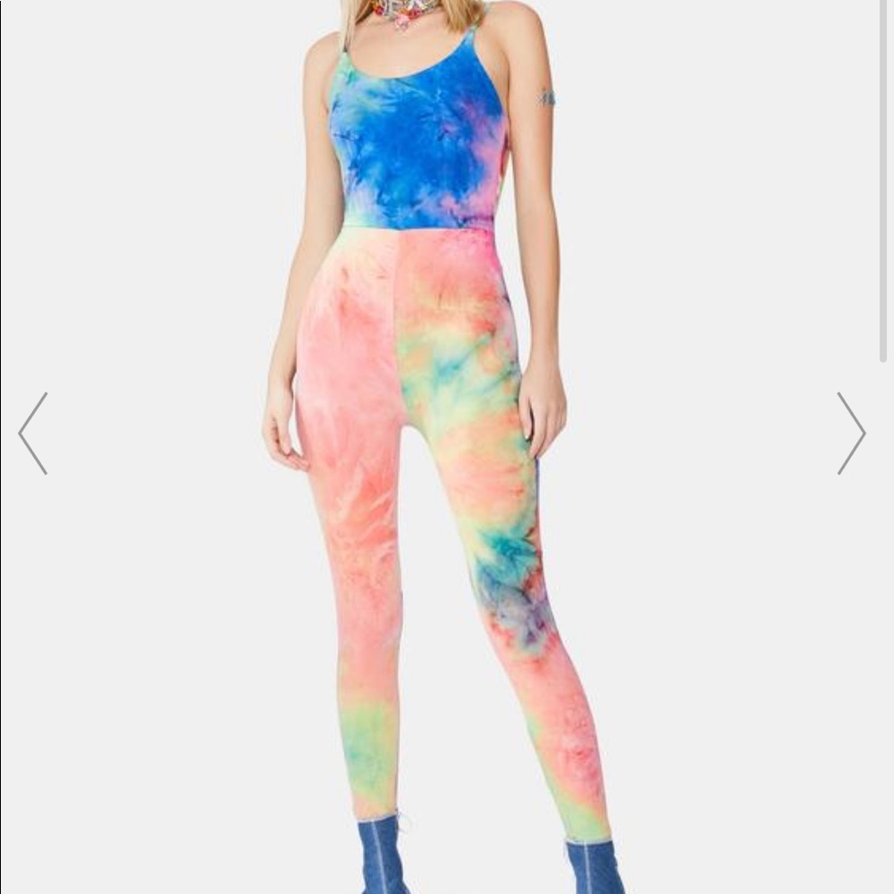 Tie dye jumpsuit